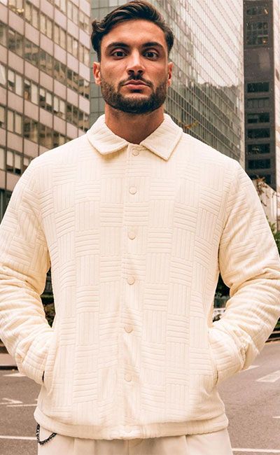davide cream jacket