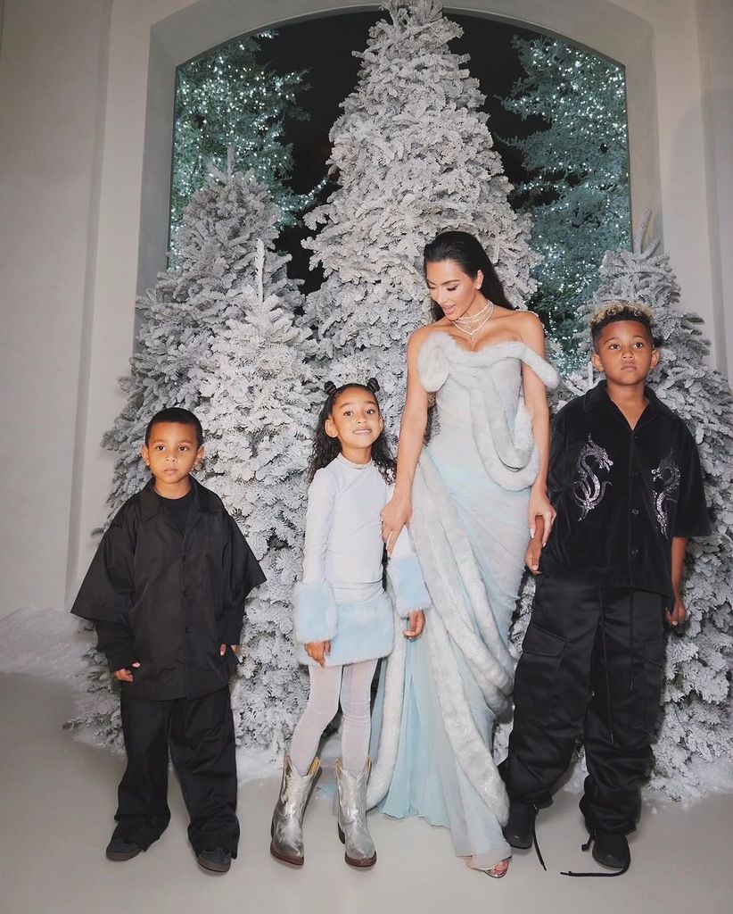 Kim's Christmas tree is epic