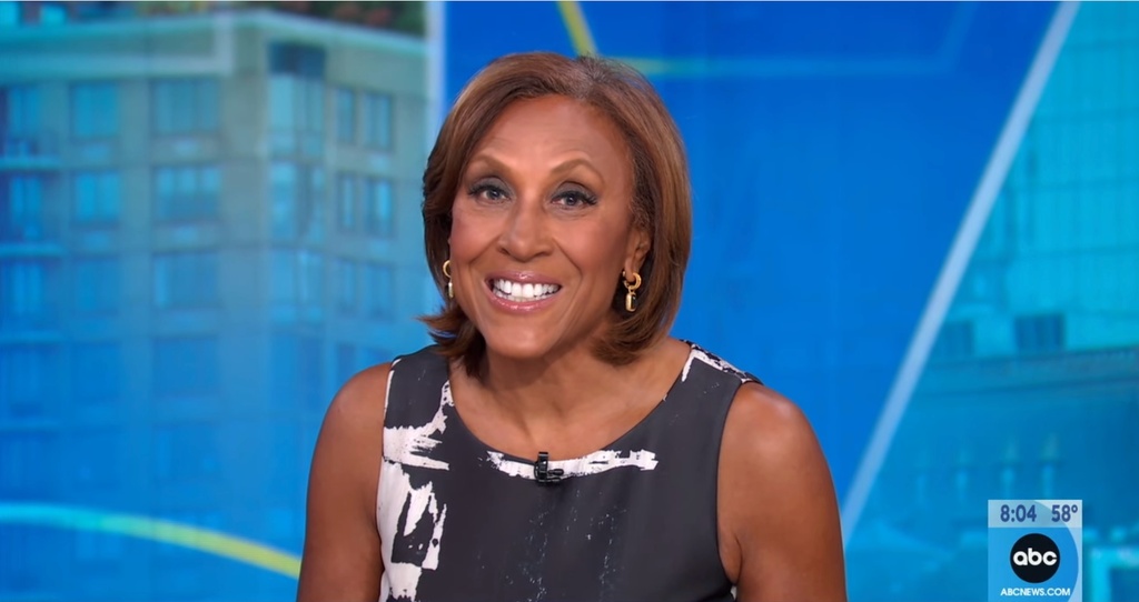 Robin Roberts in the GMA studios 