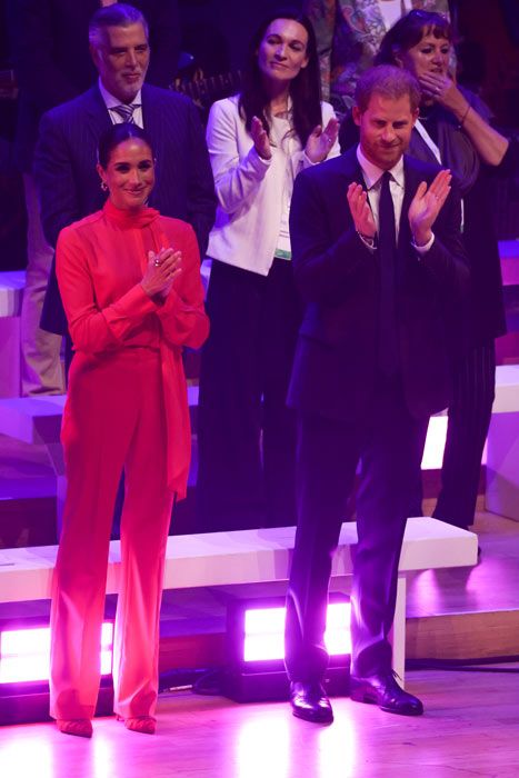 meghan markle red outfit