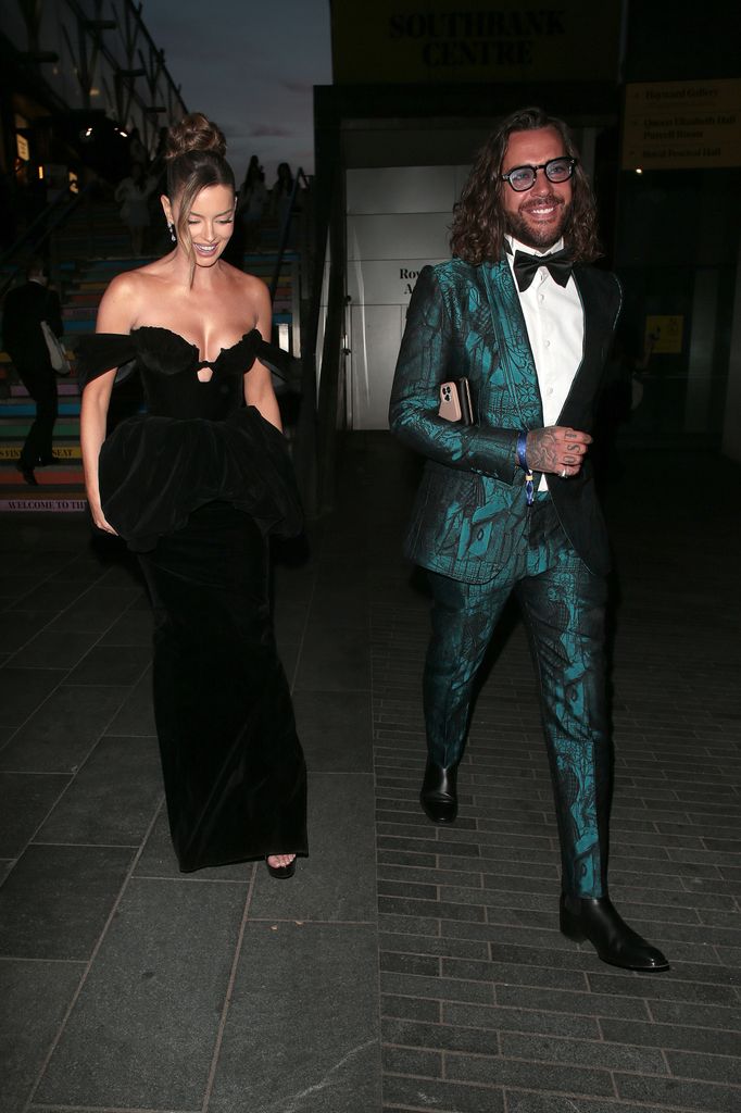  Maura Higgins and Pete Wicks seen attending the BAFTA Television Awards 2024 with P&O Cruises at The Royal Festival Hall 