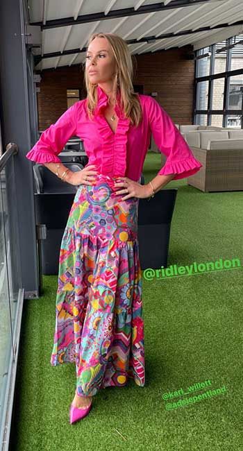 Amanda Holden stuns in wildly bold maxi skirt – and just wow | HELLO!