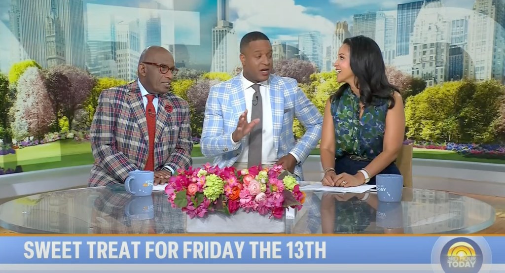Craig Melvin, Al Roker and Laura Jarret in studio