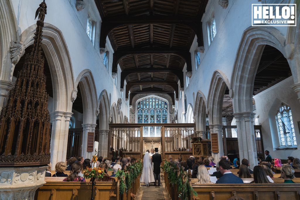 Maddison Brudenell at the altar