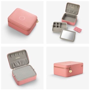 Pink jewellery box