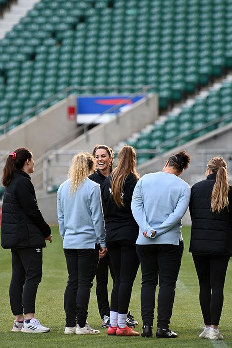 kate middleton twickenham pitch