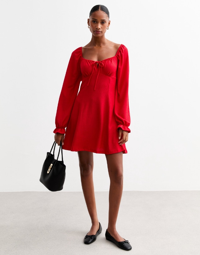 A red dress is so hot for autumn winter 14 of the best to shop right now HELLO