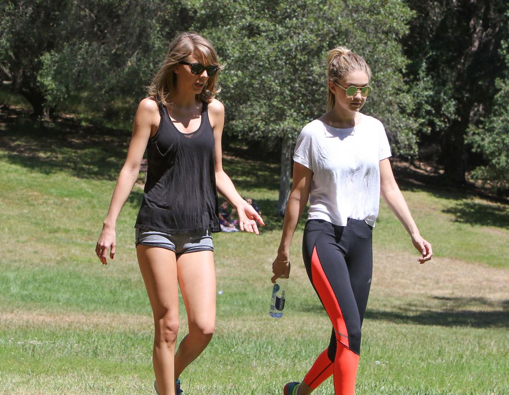 Taylor Swift and Gigi Hadid are seen hiking in 2015