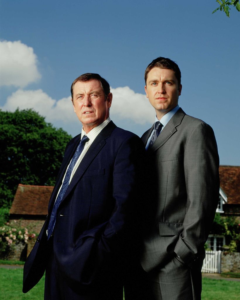 Midsomer Murders actors John Nettles and Daniel Casey, circa 2002