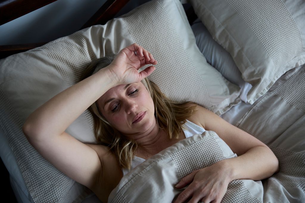 Hot flashes and disturbed sleep are common signs of perimenopause 