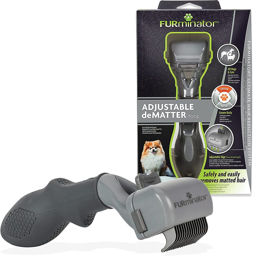 FURminator Adjustable Dematter Tool for Cats and Dogs