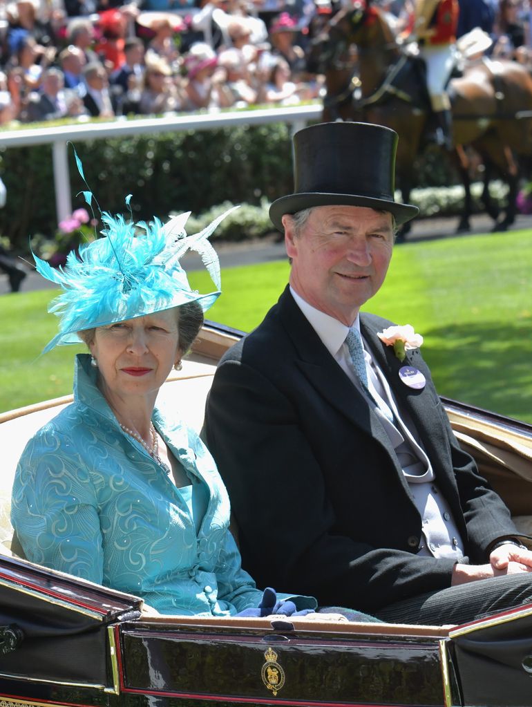 Princess Anne and Vice Admiral Sir Laurence at Royal Ascot 2018