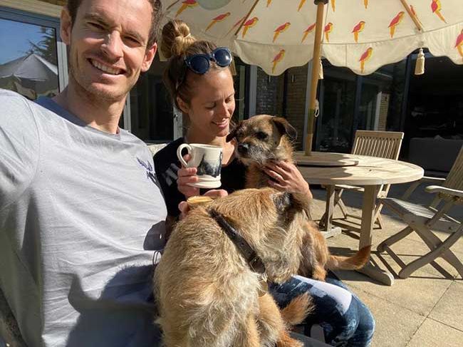 andy murray wife kim pet dogs