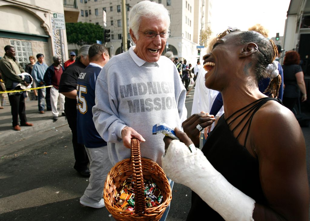 Dick Van Dyke has volunteered for The Midnight Mission for a long time