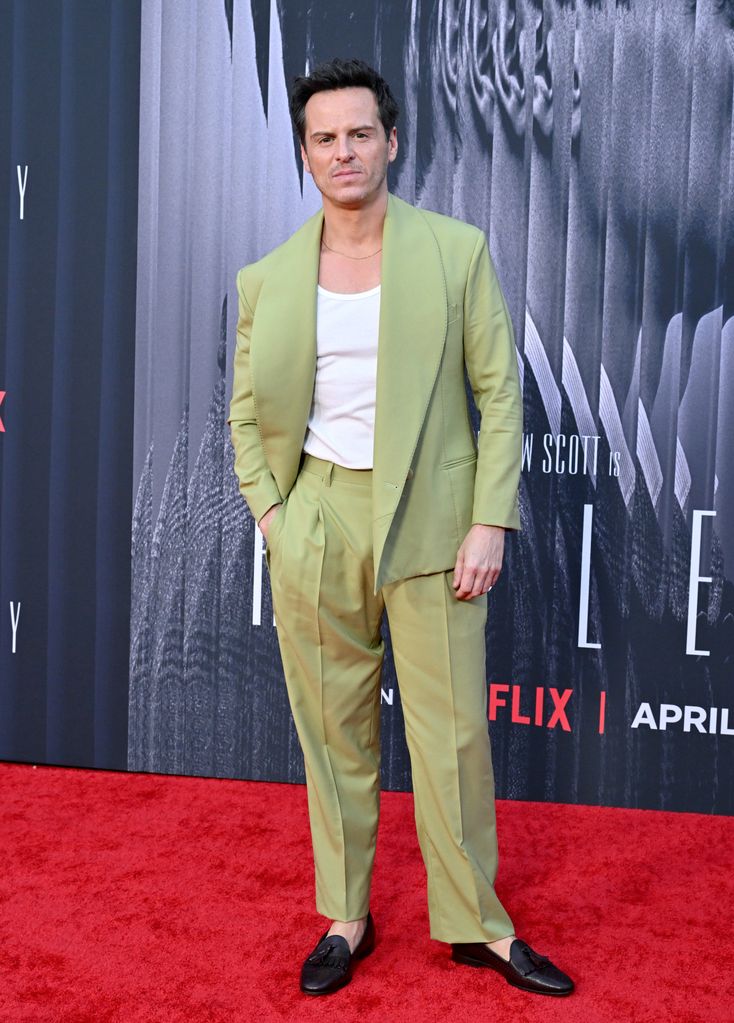 Andrew Scott attends the Los Angeles Premiere of Netflix's "Ripley" at The Egyptian Theatre Hollywood on April 03, 2024 in Los Angeles, California.