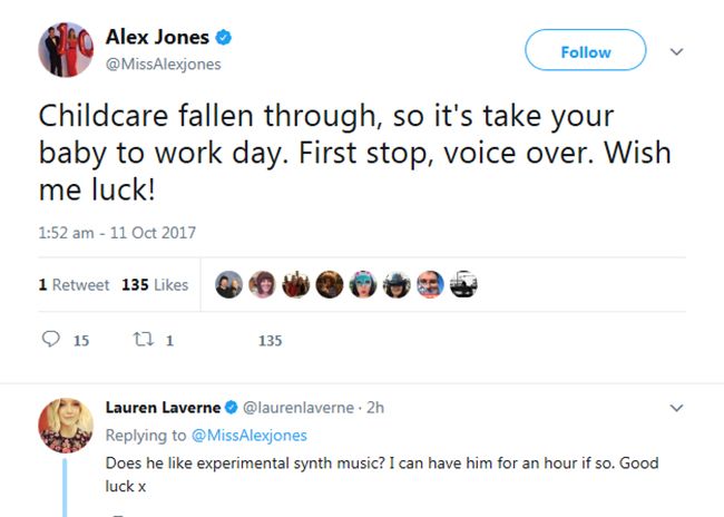 alex jones childcare twitter