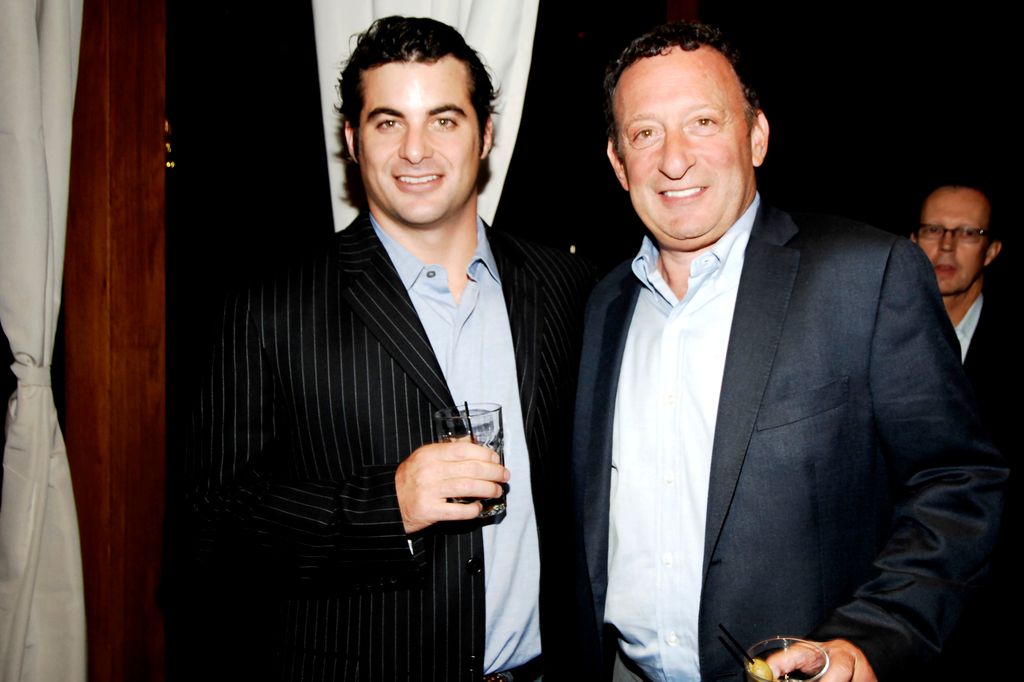 Jim Curtis and Scott Wolf attend EVERYDAY HEALTH 2nd Anniversary Party at Hudson Terrace on September 25, 2008 in New York City.