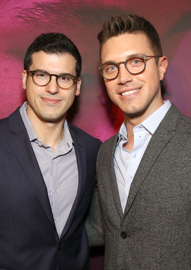 Gio Benitez and Tommy DiDario attend the Broadway Opening Night Performance for "Children of a Lesser God" 