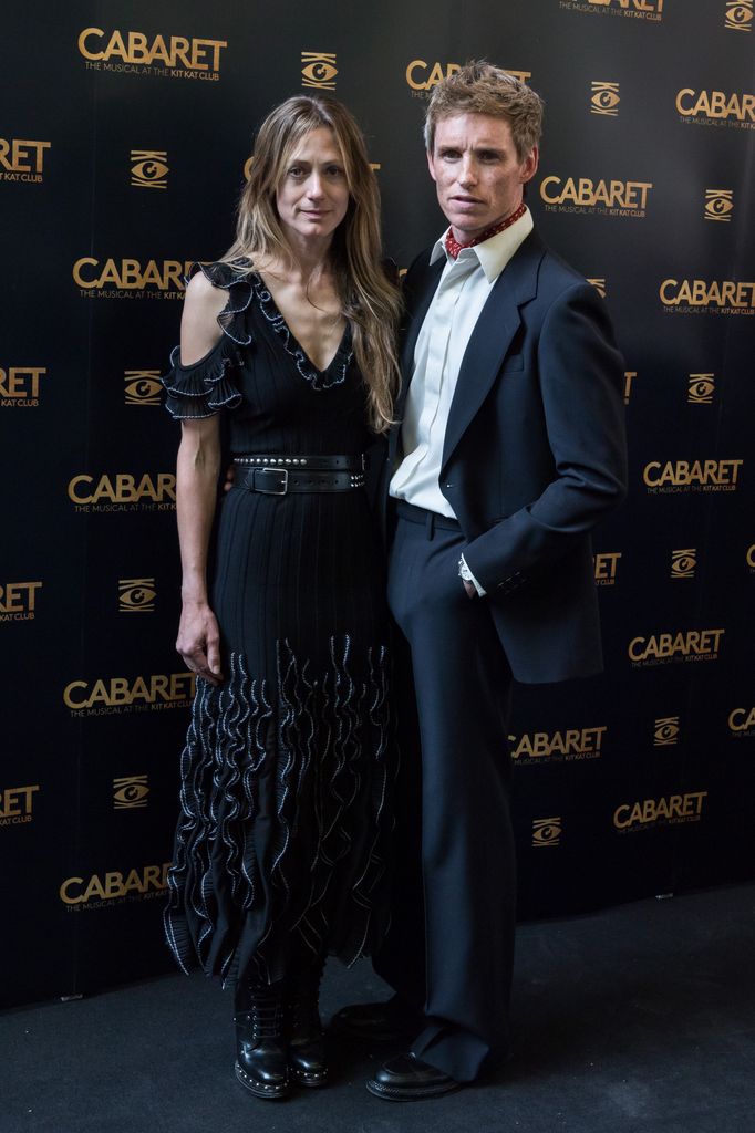 Eddie attended the gala performance with his beautiful wife Hannah Bagshawe