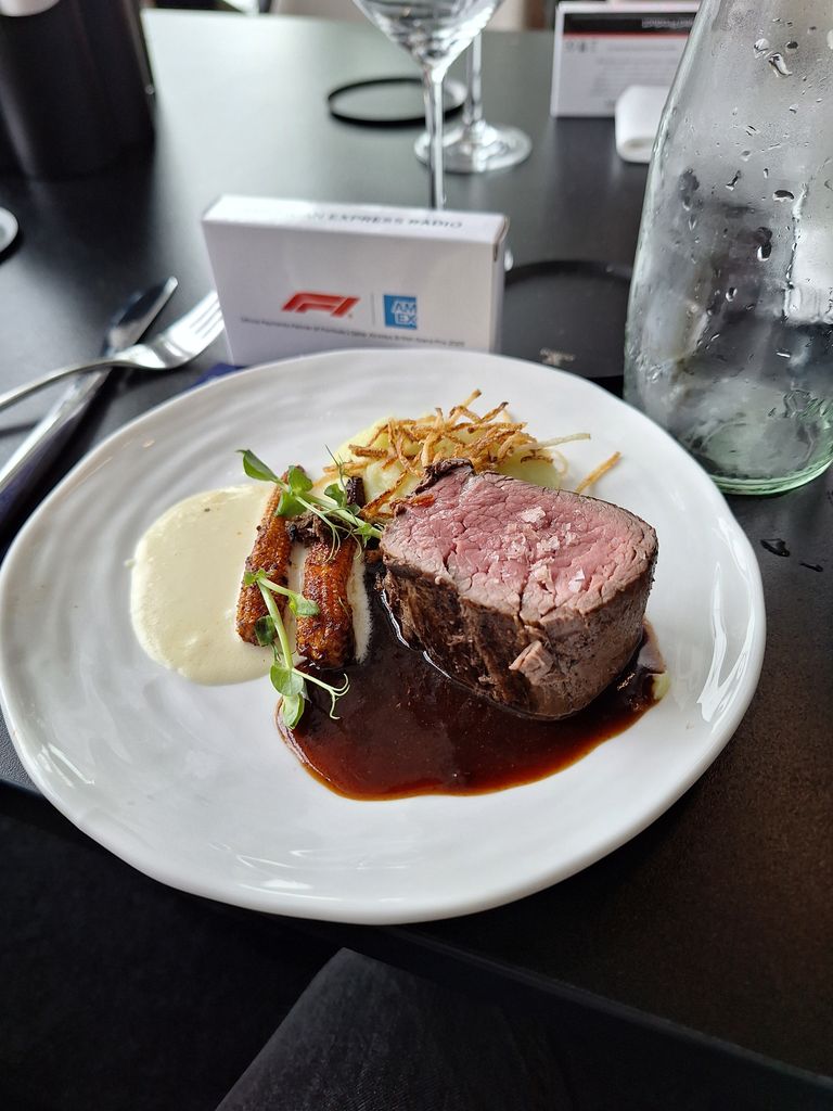 A slab of beef and trimmings