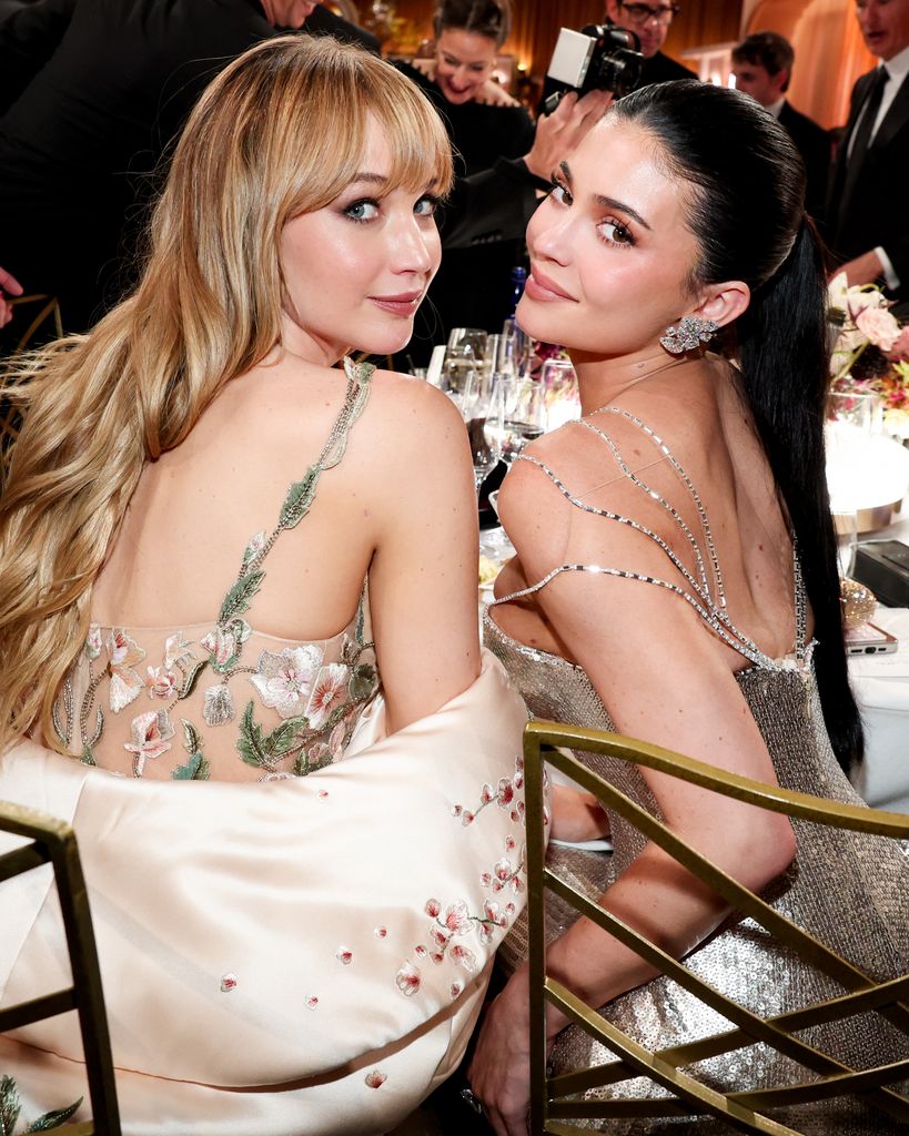 A photo of Jennifer Lawrence, Kylie Jenner at the 83rd Annual Golden Globes 