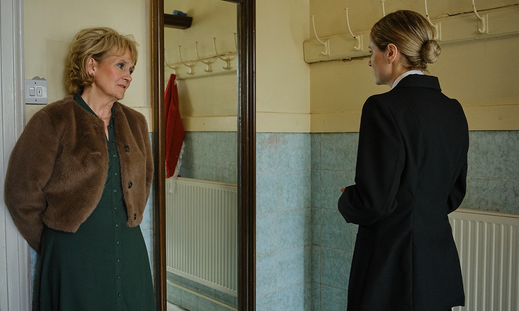 two women in changing room