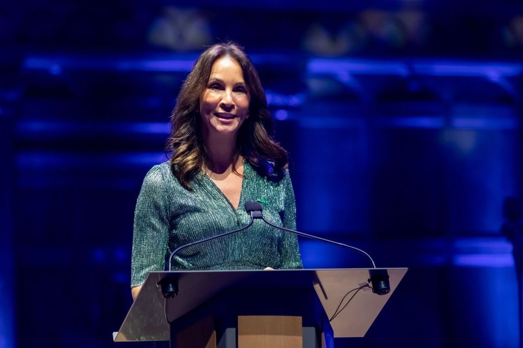 Andrea McLean hosted the evening