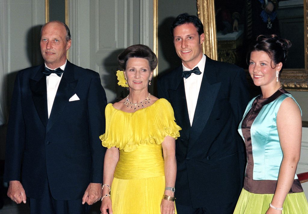 Crown Prince Haakon with Princess Martha Louise Attend King Harald & Queen Sonja'S 60th Birthday Celebration