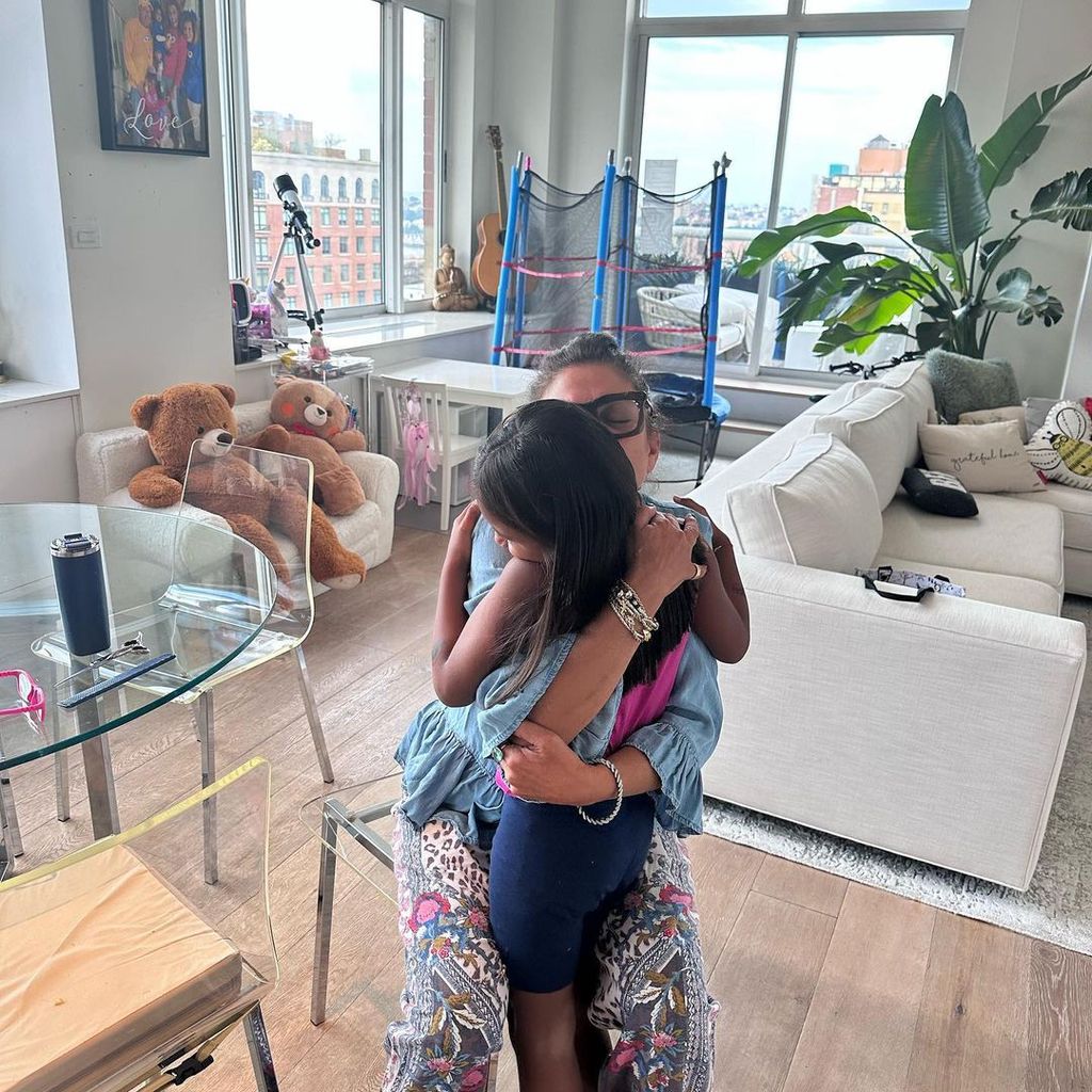 Hoda Kotb's daughter Haley pictured after a haircut in their family home ahead of her first day of school