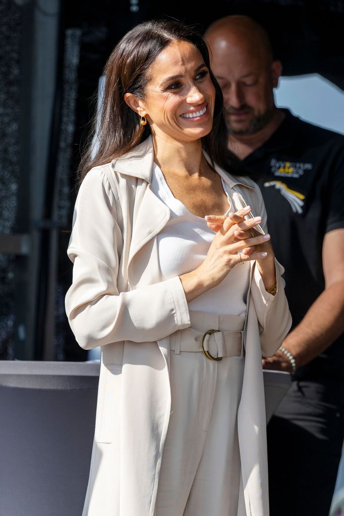 Meghan Markle looking casual and chic