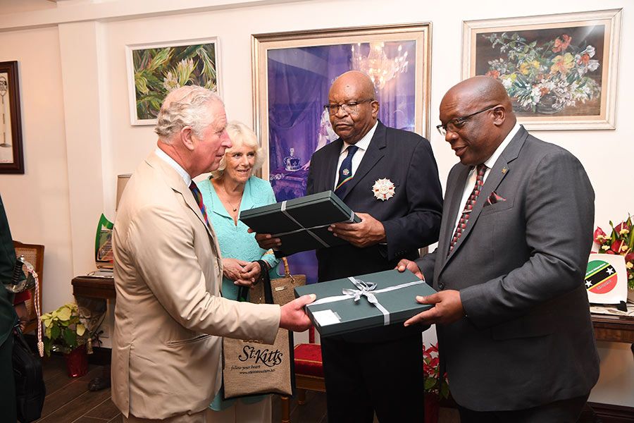 prince charles camilla Prime Minister of Sait Kitts and Nevis