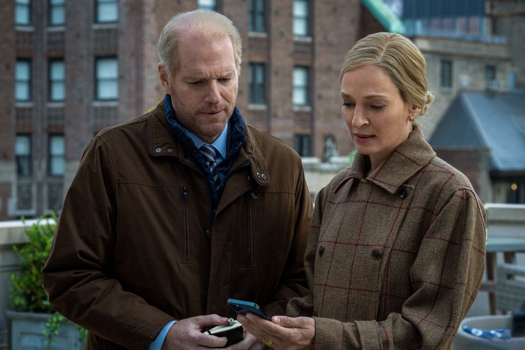 Uma Thurman in Suspicion on Apple TV+