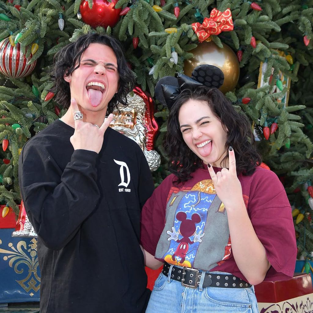 Mary Mouser and Tanner Buchanan at Disneyland Paris
