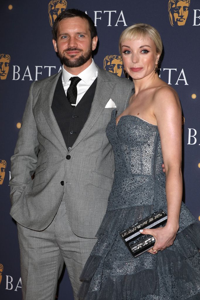 Jack and Helen George looking dapper at the BAFTA Film Gala 