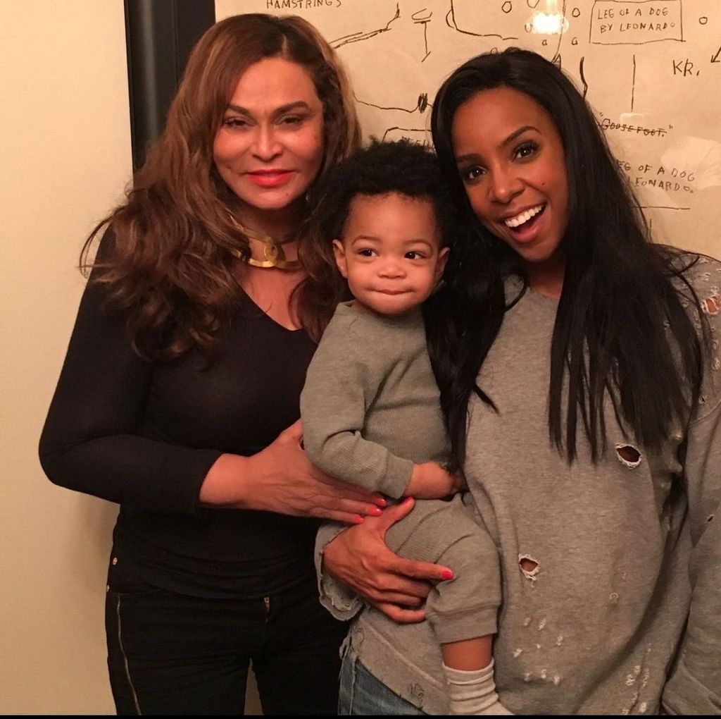 Tina Knowles shared a sweet photo with her grandson Titan - the son of Kelly Rowland 