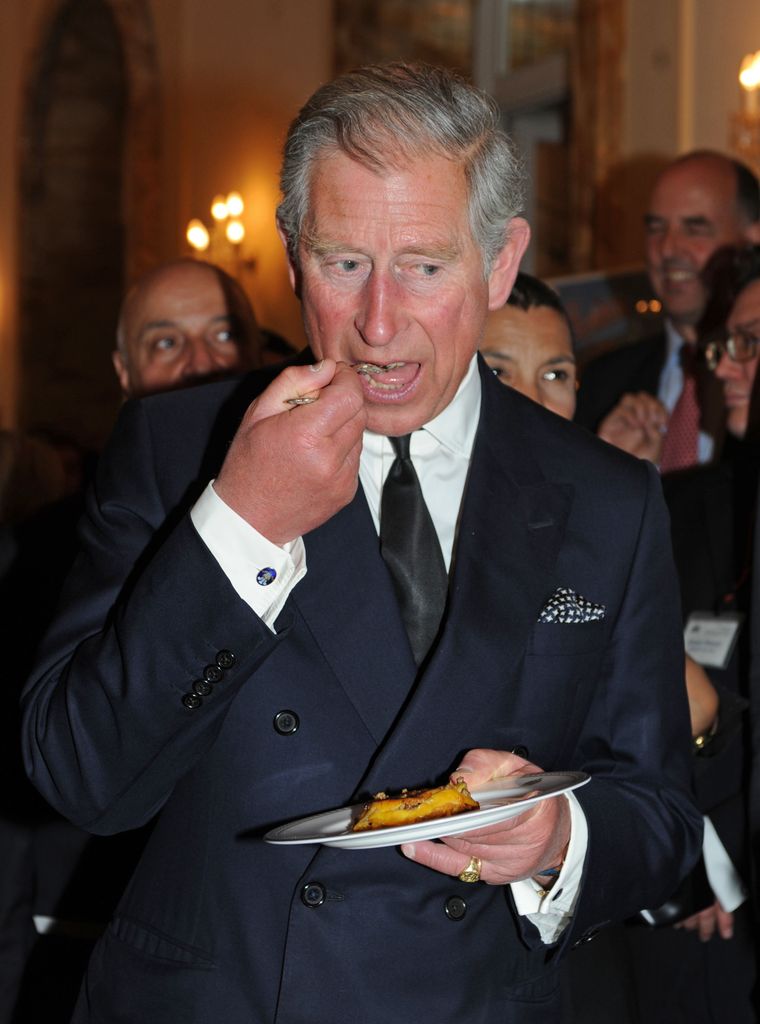 Prince Charles And The Duchess Of Cornwall, On An Official Visit To Italy Attend A Slow Food Reception, In Rome.
