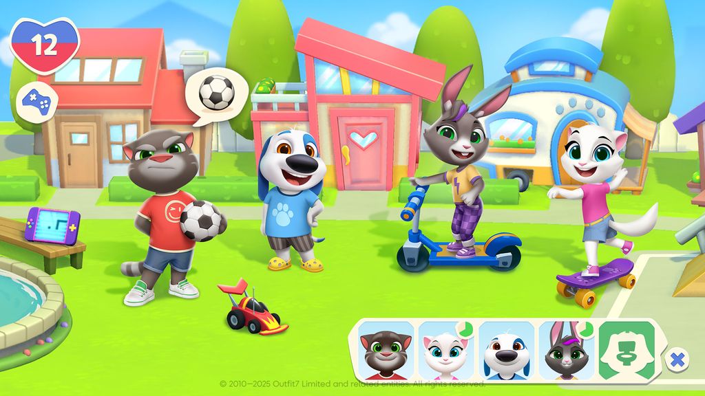 Parler Tom Friends 2 Play dans le jeu