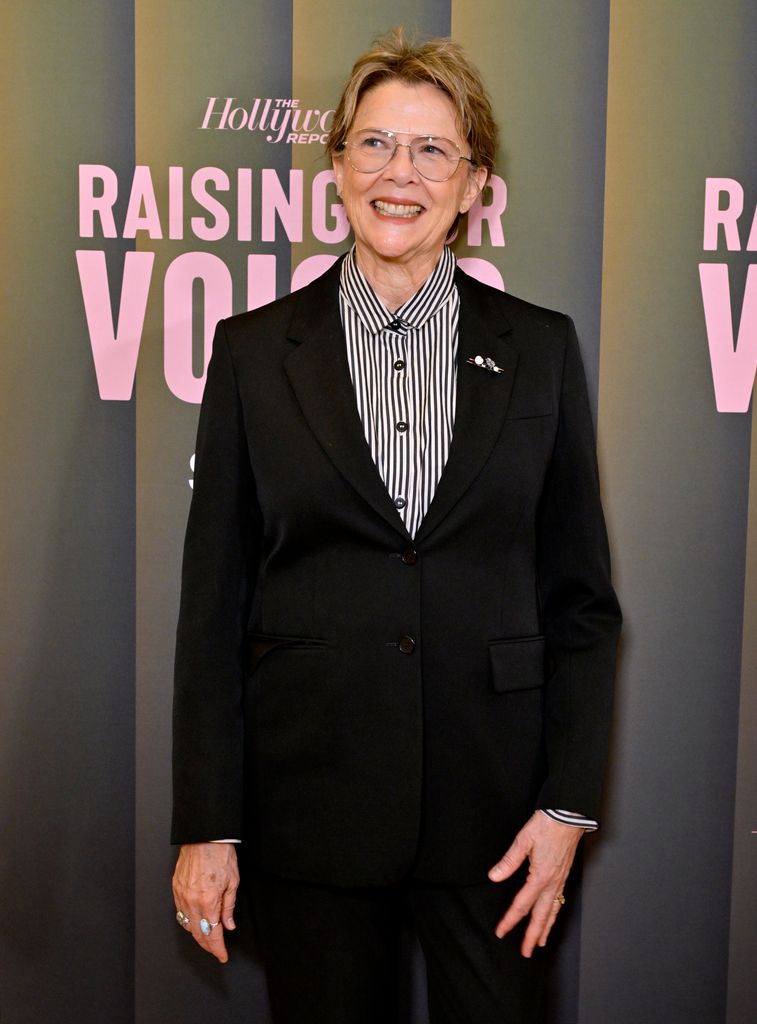 Annette Bening attends THR Raising Our Voices 2024, presented by Starz #TakeTheLead, sponsored by ACLU and East West Bank, at Spago on September 11, 2024 in Beverly Hills, California