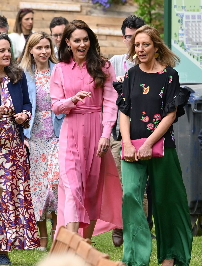 Catherine, Princess of Wales attends the 2023 Chelsea Flower Show at Royal Hospital Chelsea on May 22, 2023 in London, England.