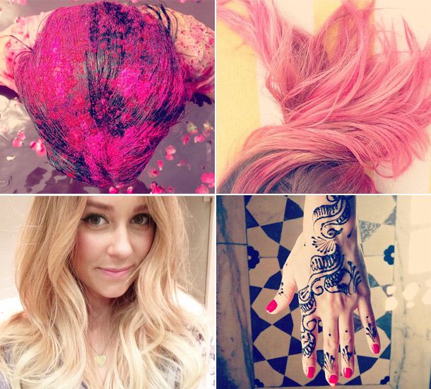 Lauren Conrad pink hair