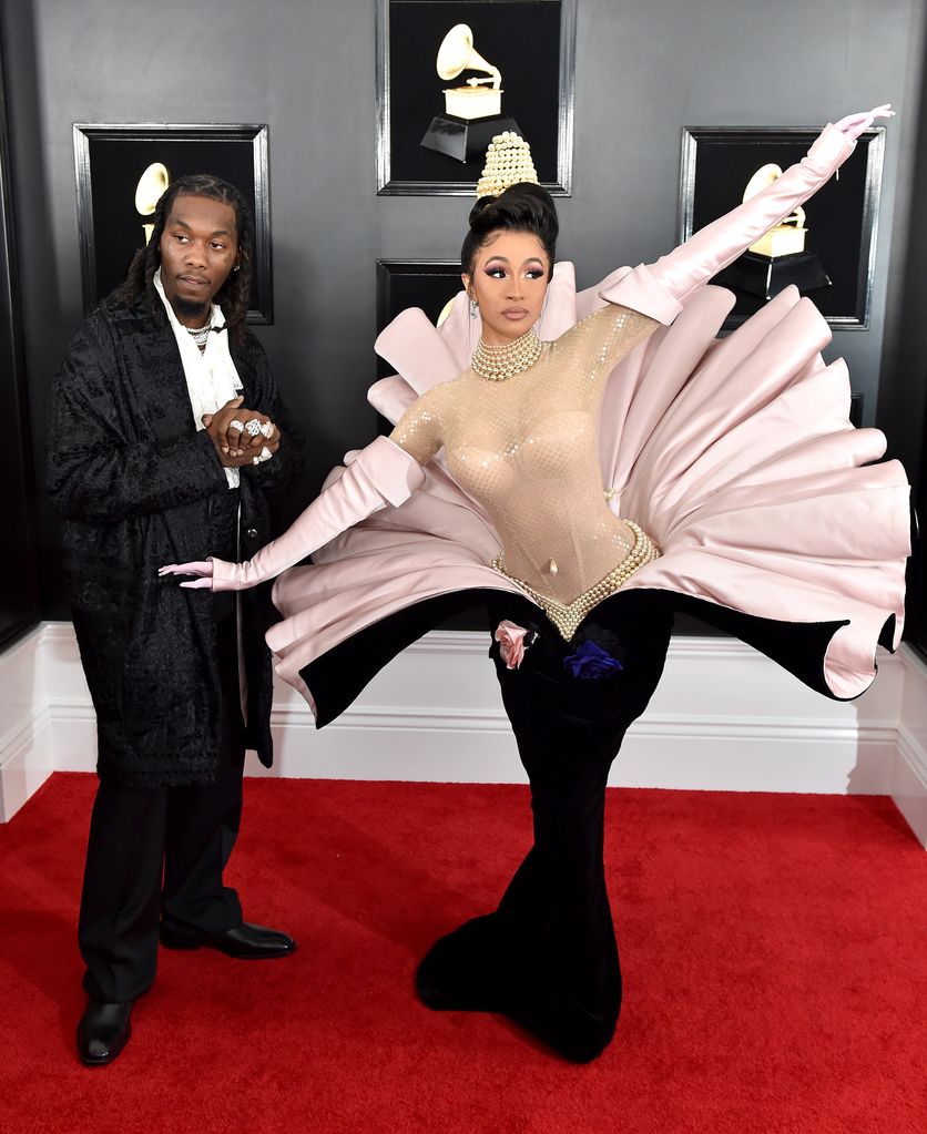 Offset and Cardi B attend the 61st Annual GRAMMY Awards 