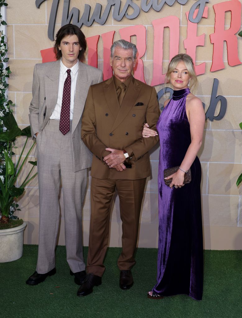 Dylan Brosnan, Pierce Brosnan and Isabella Smith