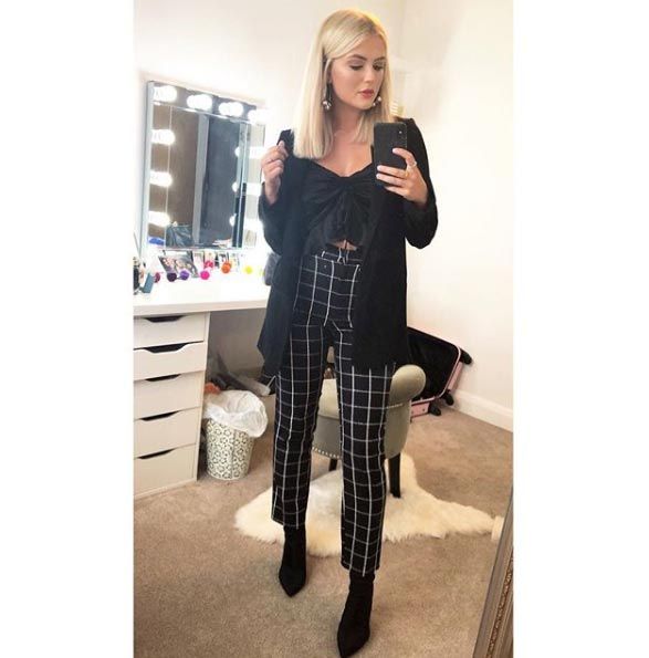 Lucy Fallon dressing room