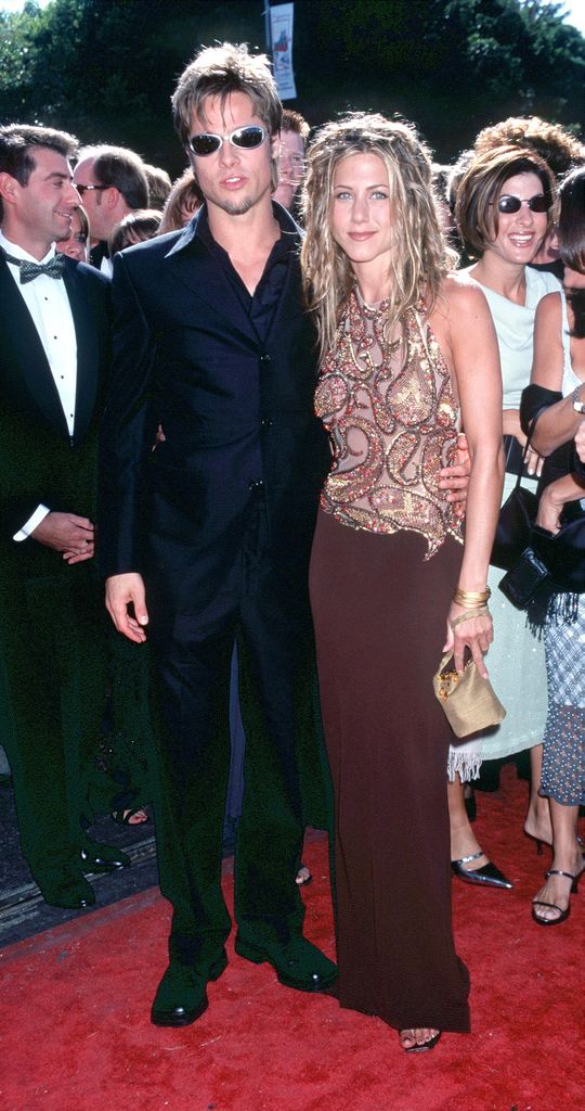  Brad Pitt and Jennifer Aniston