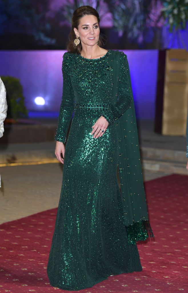 Princess Kate wore a stunning Jenny Packham gown in 2019