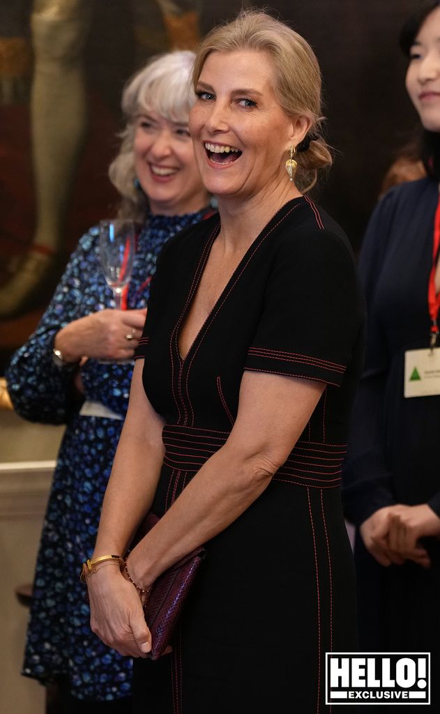 Sophie was all smiles at the event 