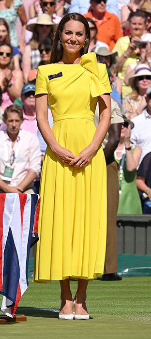 kate middleton yellow dress