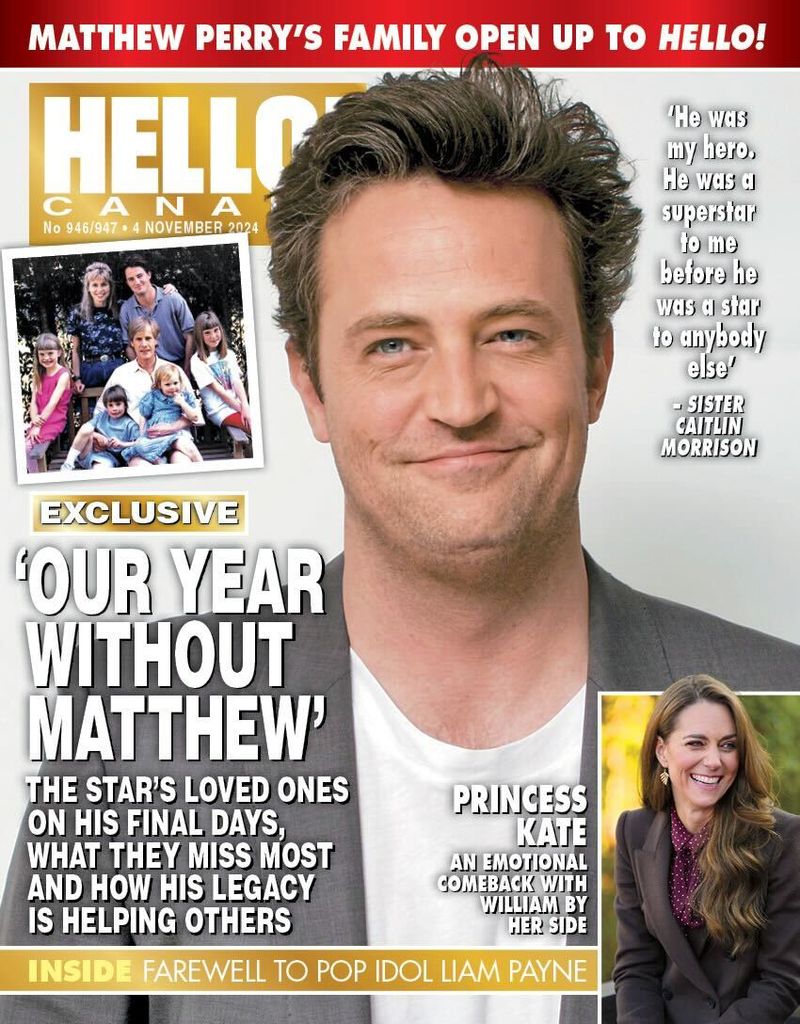 Remembering Matthew Perry, Hello! Canada