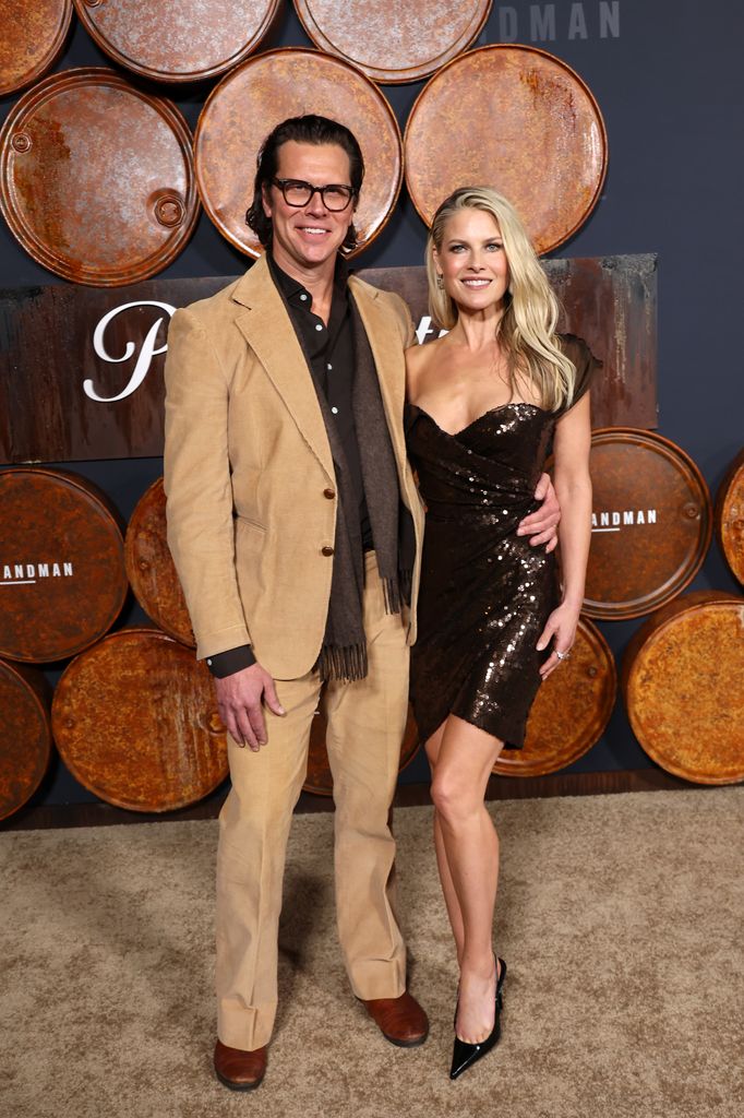 Hayes MacArthur and Ali Larter attend the Los Angeles premiere of Paramount+'s "Landman" at Paramount Theatre on November 12, 2024 in Los Angeles, California. (Photo by Amy Sussman/Getty Images)