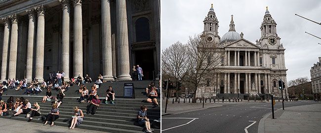 st pauls before after